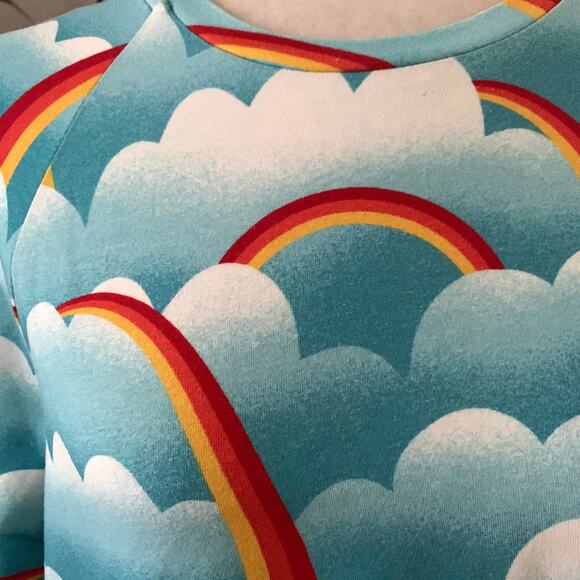 Modcloth On Cloud Mine! Rainbow T-Shirt Mini Dress - Picture 6 of 12